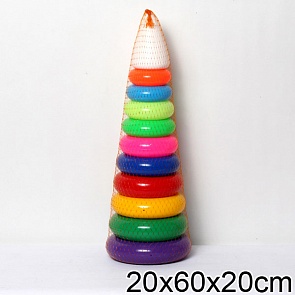 Развивающая игрушка Пирамида – Гигант, 60 см. (Спектр, У610veg)